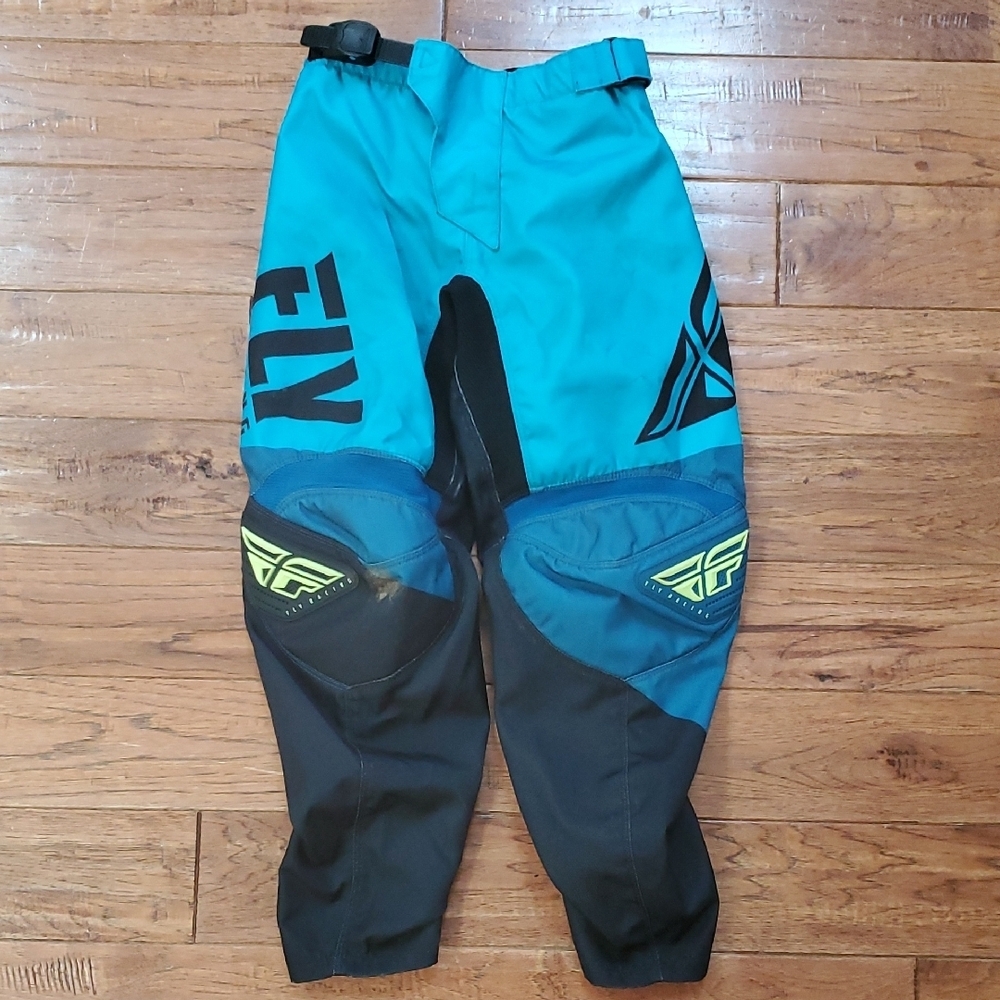 Fly Racing F-16 Blue and Black Motocross Pants